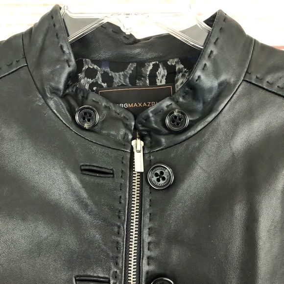 BCBGMaxAzria Black Bomber Jacket - Picture 4 of 16